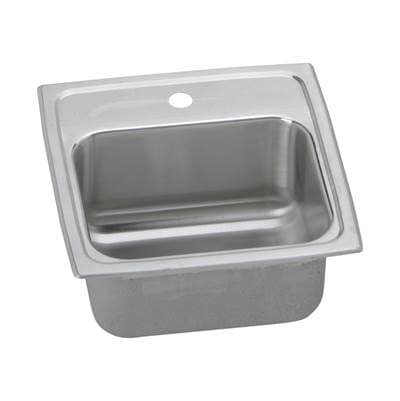 Elkay 18 Gauge Stainless Steel 15'' X 15'' X 6.125'' Single Bowl Top Mount Bar/prep Sink -... by Elkay
