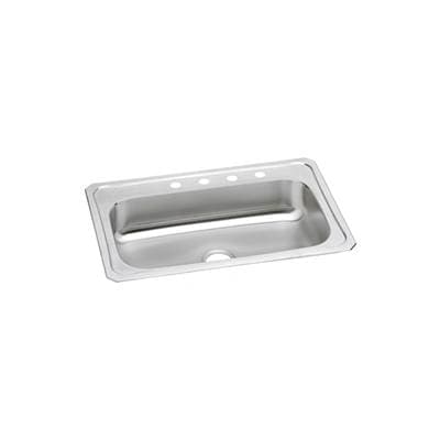 Elkay 20 Gauge Stainless Steel 33'' X 22'' X 7'' Single Bowl Drop-in Kitchen Sink - Brushed Satin
