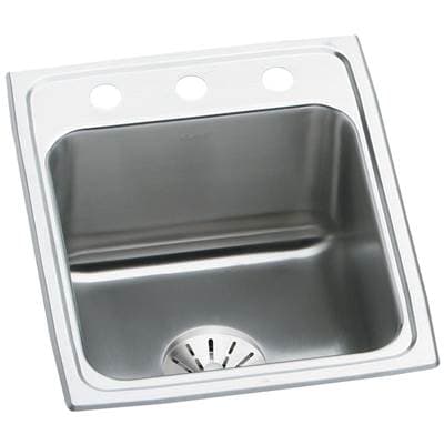 Elkay Lustertone Classic Stainless Steel 17'' X 22'' X 10-1/8'', Single Bowl Drop-in Sink with... by Elkay