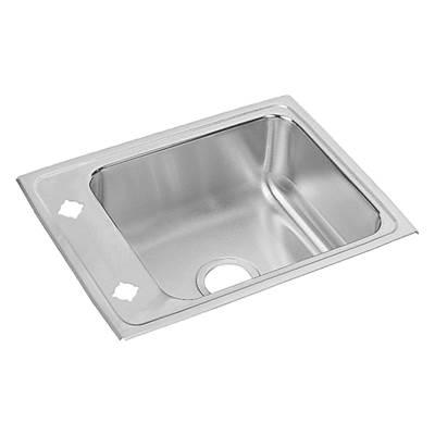 18 Gauge Stainless Steel 22'' x 17'' x 4.5'' Single Bowl Drop-in Sink by Elkay