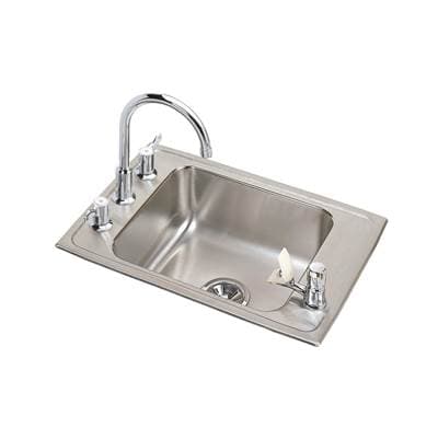 Elkay Lustertone Classic Stainless Steel 31'' X 19-1/2'' X 7-5/8'' 4-Hole Single Classroom Sink +... by Elkay