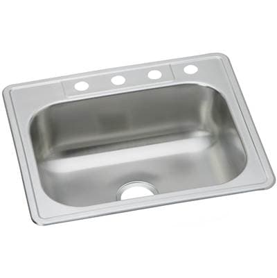 Elkay 20 Gauge Stainless Steel 33'' X 22'' X 8.0625'' Single Bowl Drop-in Kitchen Sink - Elite Satin by Elkay