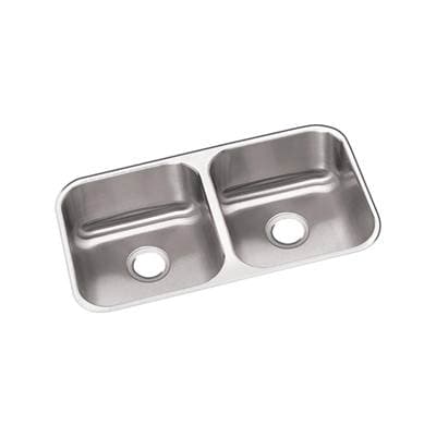 Elkay 18 Gauge Stainless Steel 31.75'' X 18.25'' X 8'' Double Bowl Undermount Kitchen Sink -...