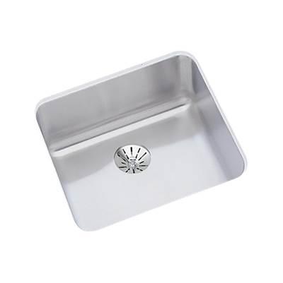 18 Gauge Stainless Steel 14.5'' x 14.5'' x 5.375'' Single Bowl Undermount Kitchen Sink Kit
