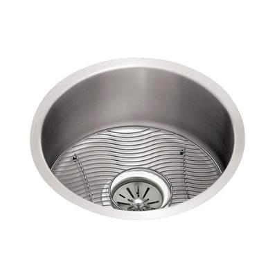18 Gauge Stainless Steel 14.375'' x 14.375'' x 6'' Single Bowl Undermount Kitchen Sink Kit