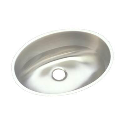 18 Gauge Stainless Steel 18'' x 14'' x 6'' Single Bowl Undermount Bathroom Sink by Elkay