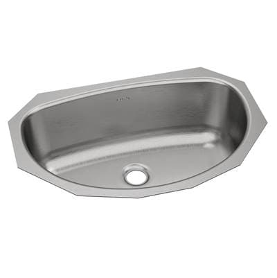 Elkay Asana Stainless Steel 19-1/2'' X 13-5/16'' X 6-1/4'' Single Bowl Undermount Bathroom Sink -...