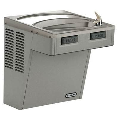 Elkay Wall Mount Mechanical Activation ADA Cooler Non-filtered Non-refrigerated - Light Gray Granite