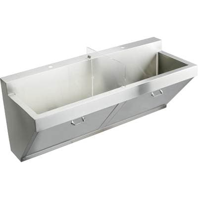 Elkay Double Station Surgeon SINK - Buffed Satin