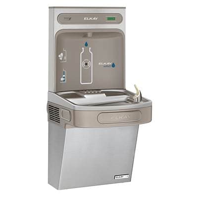 Elkay Ezh2o Bottle Filling Station & Single ADA Cooler High Efficiency Non-filtered Refrigerated...