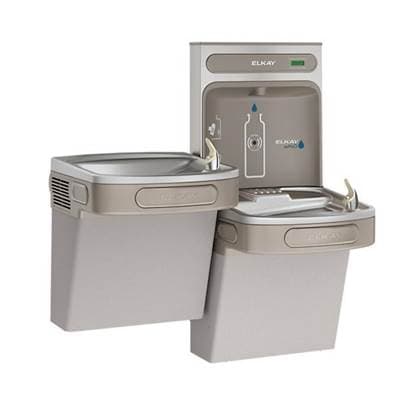 Elkay Ezh2o Bottle Filling Station and Versatile Bi-level ADA Cooler, Non-filtered Refrigerated...
