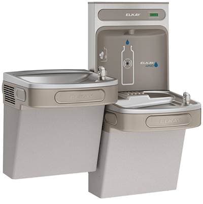 Elkay Ezh2o Bottle Filling Station & Versatile Bi-level ADA Vandal-resistant Cooler Non-filtered... by Elkay