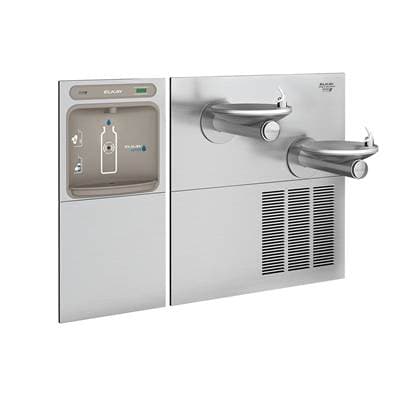 Elkay Ezh2o Bottle Filling Station & Swirlflo Bi-level Fountain High Efficiency Non-filtered...