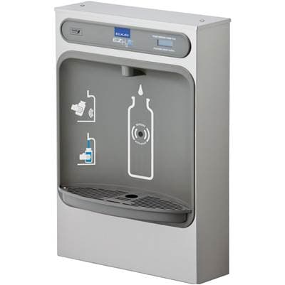 Elkay Ezh2o Bottle Filling Station Surface Mount, Non-filtered Non-refrigerated Stainless -...