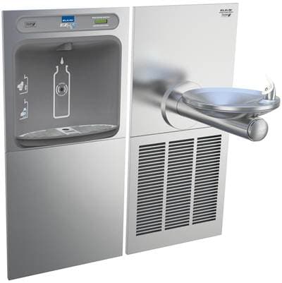 Elkay Ezh2o Bottle Filling Station and Swirlflo Single Fountain, High Efficiency Non-filtered...