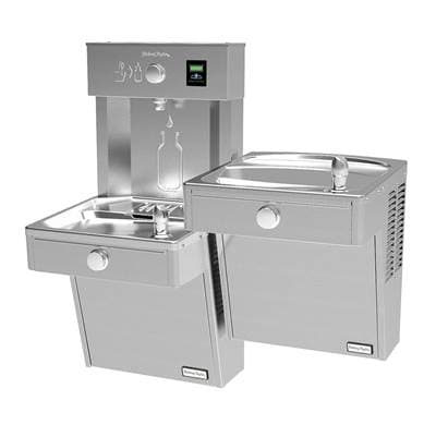 Elkay Hydroboost Vandal-resistant Bottle Filling Station & Bi-level Reverse ADA Cooler... by Elkay