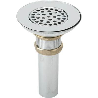 Elkay 3-1/2'' Drain Nickel Plated Brass Body - Polished Nickel