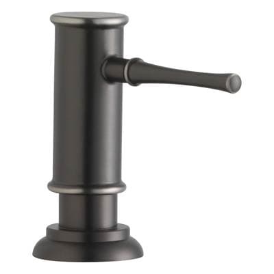 Elkay 2-1/8'' X 5-1/16'' X 3-1/2'' Soap / Lotion Dispenser, Antique Steel (AS) by Elkay