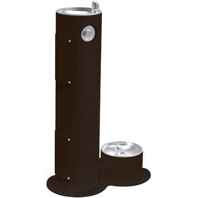 Elkay Outdoor Fountain Pedestal with Pet Station, Non-filtered Non-refrigerated, Freeze... by Elkay