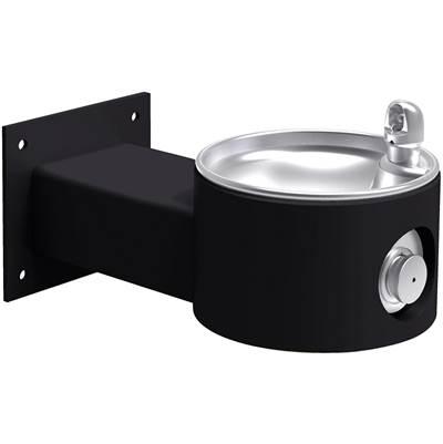 Elkay Outdoor Fountain Wall Mount, Non-filtered Non-refrigerated - Black