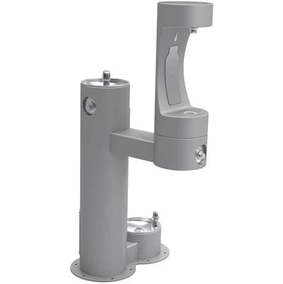 Elkay Outdoor Ezh2o Lower Bottle Filling Station Bi-level, Pedestal with Pet Station Non-filtered... by Elkay
