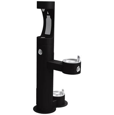 Elkay Outdoor Ezh2o Upper Bottle Filling Station Bi-level, Pedestal with Pet Station Non-filtered... by Elkay