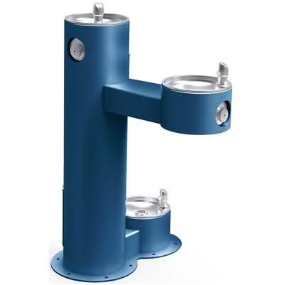 Elkay Outdoor Fountain Bi-level Pedestal with Pet Station, Non-filtered Non-refrigerated, Freeze...