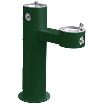 Elkay Outdoor Fountain Bi-level Pedestal Non-filtered, Non-refrigerated Freeze Resistant - Evergreen by Elkay
