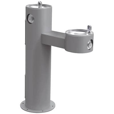 Elkay Outdoor Fountain Bi-level Pedestal Non-filtered, Non-refrigerated - Gray by Elkay