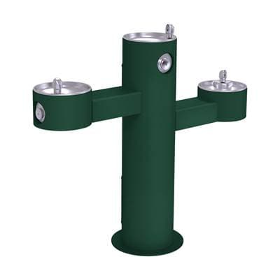 Elkay Outdoor Fountain Tri-level Pedestal Non-filtered, Non-refrigerated - Evergreen