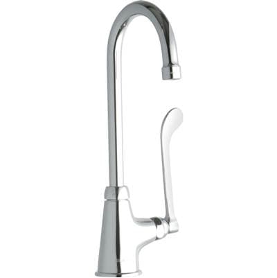 Elkay DECK MNT 1HOLE, GN 5IN SPT, 1PC Wrist BLD Hndl, 6IN - Chrome by Elkay