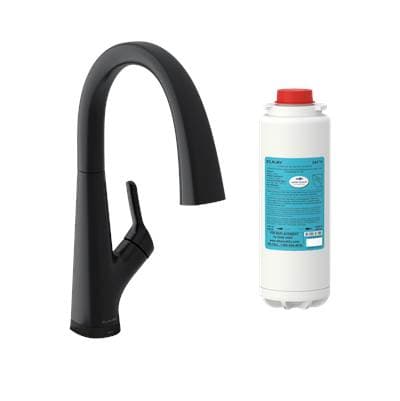 Elkay Single Lever, 2in1 Kitchen Filtration Faucet - Matte Black