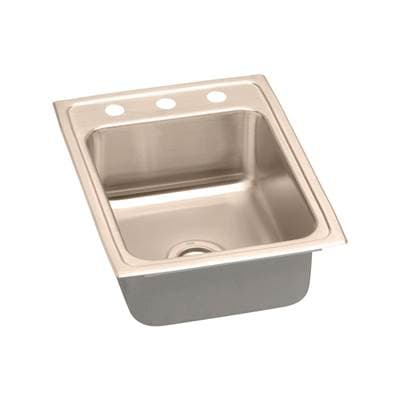 Elkay 18 Gauge Cuverro Antimicrobial Copper 17'' X 22'' X 7.625'' Single Bowl Drop-in Sink -... by Elkay