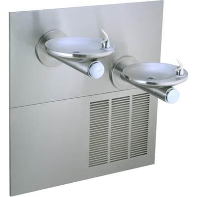 Elkay Swirlflo Fountain Bi-level ADA Filtered Refrigerated Stainless - Stainless Steel