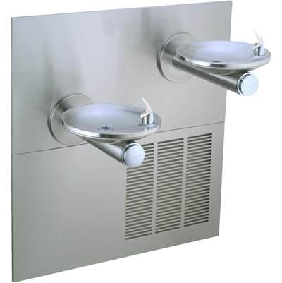 Elkay Swirlflo Fountain Bi-level Reverse ADA Filtered Refrigerated, Stainless - Stainless Steel