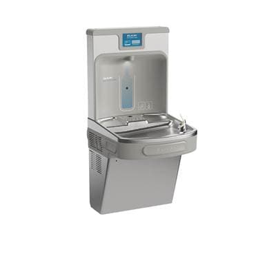 Elkay Enhanced Filtered Bottle Filling Station and Single ADA Cooler Refrigerated Stainless...