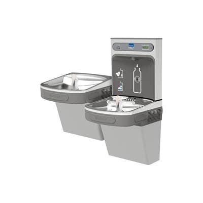 Elkay Ezh2o Bottle Filling Station and Versatile Bi-level ADA Cooler, Filtered Non-refrigerated...