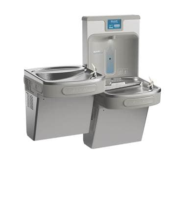 Elkay Enhanced Filtered Bottle Filling Station and Versatile Bi-level ADA Cooler Refrigerated...