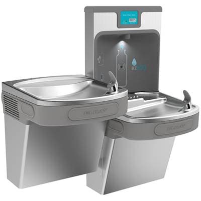 Elkay Enhanced Filtered Bottle Filling Station and Versatile Bi-level ADA Cooler Refrigerated... by Elkay