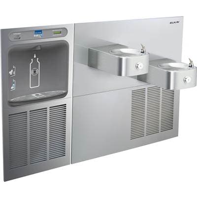 Elkay Ezh2o Bottle Filling Station and Soft Sides Bi-level Fountain, Filtered Refrigerated...