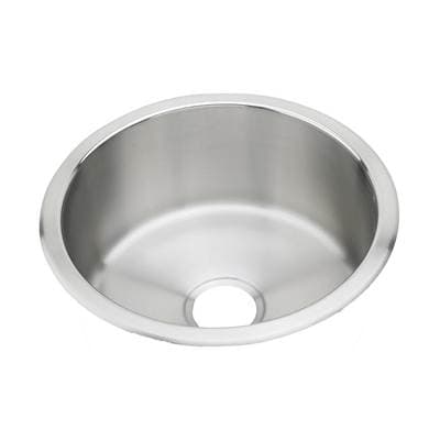 Elkay Asana Stainless Steel 18-3/8'' X 18-3/8'' X 8'' Single Bowl Drop-in Bar Sink - Lustrous Satin