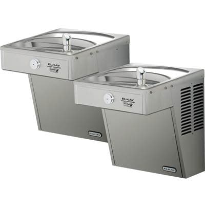 Elkay Cooler Wall Mount Bi-level Greenspec ADA, Vandal-resistant Non-filtered Refrigerated... by Elkay