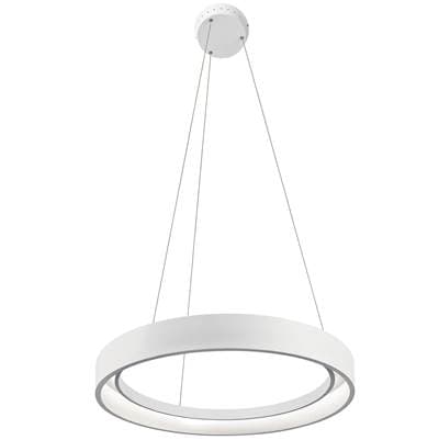 Elan Chandelier/pendant LED - Textured White by Elan