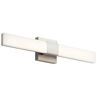 Elan Linear Bath 24in LED - Satin Nickel by Elan