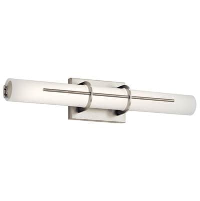 Elan Linear Bath 22in LED - Brushed Nickel by Elan