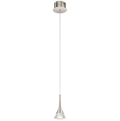 Elan Mini Pendant LED - Brushed Nickel by Elan