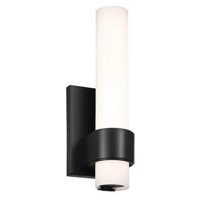 Elan Izza 13.25 Inch 1 Light LED Wall Sconce - Matte Black by Elan