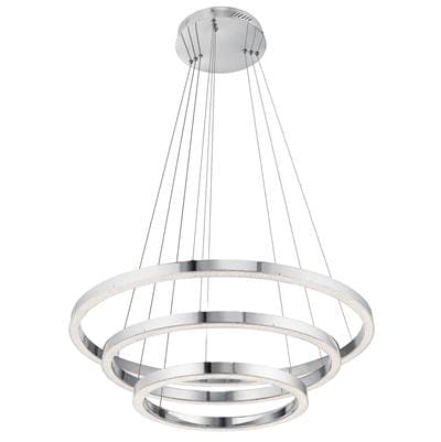 Elan Chandelier 3Lt LED - Chrome