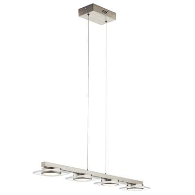 Elan Linear Chandelier LED - Brushed Nickel
