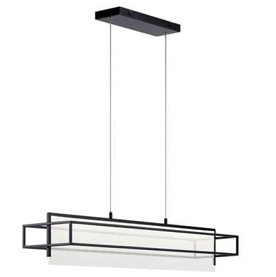 Elan Linear Chandelier LED - Matte Black